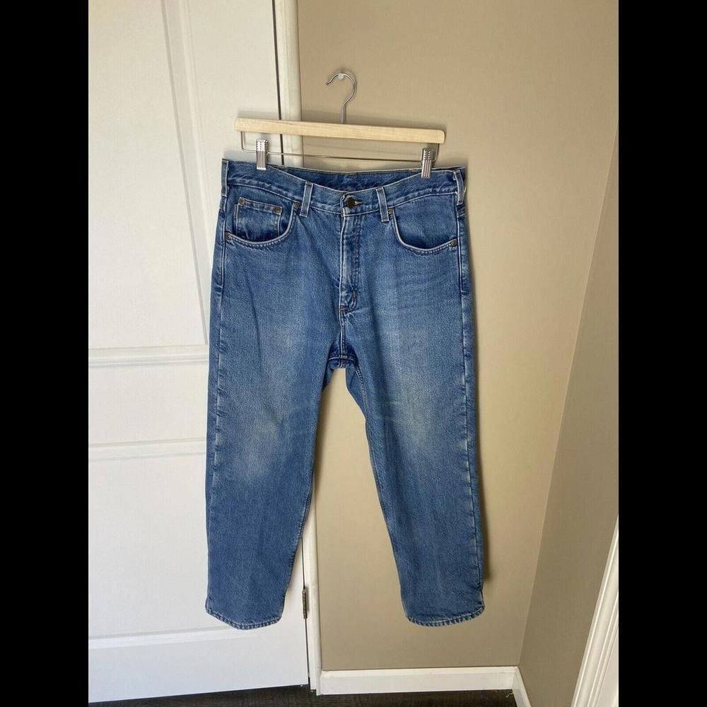 Carhartt Relaxed Fit Thermal Lined Jeans Waist size 34